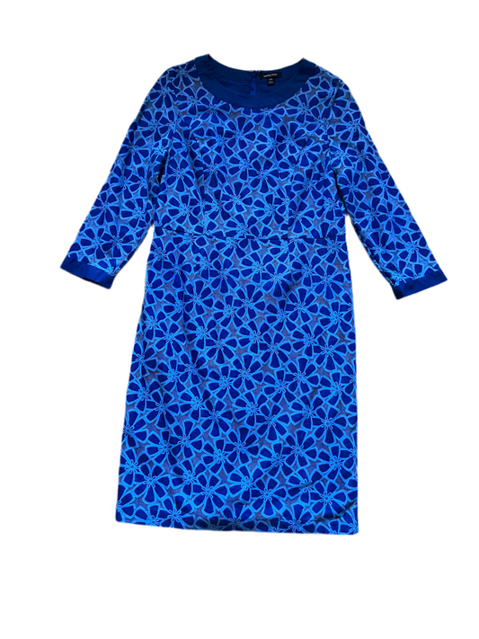 Blue dress with eyelets, Size 12 Tall