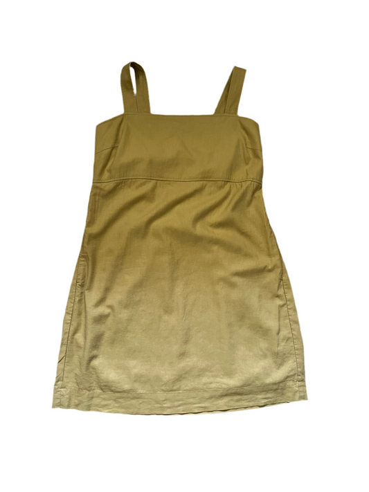 Yellow linen blend dress by Uniqlo, Size Large, NWT